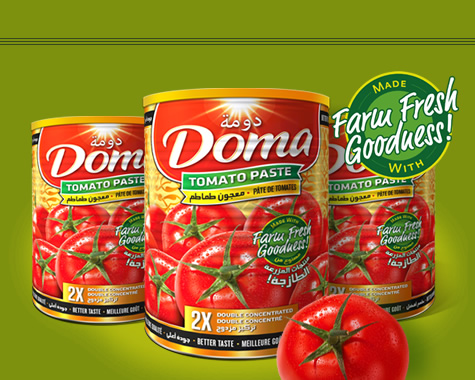 معجون طماطم Doma® Purest Tomato Paste معجون طماطم Doma® Purest Tomato Paste