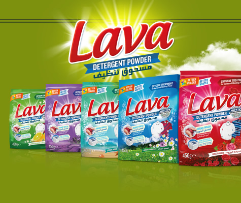 Enzymatic clearance washing powder