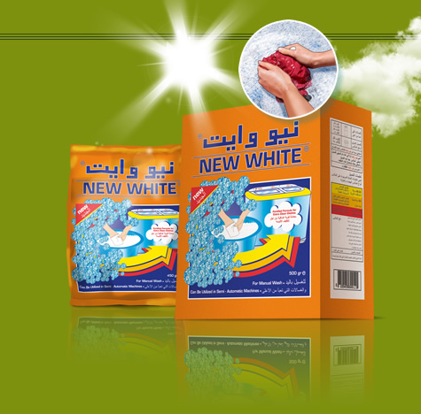مسحوق تنظيف ®White عالي الرغوة الجديد للغسيل اليدوي ونصف الأوتوماتيكي مسحوق تنظيف ®White عالي الرغوة الجديد للغسيل اليدوي ونصف الأوتوماتيكي